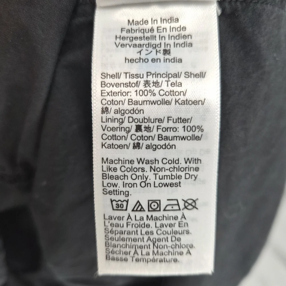 J. Crew Sevilla Cotton Tiered Summer Dress| Black, Whimsi Goth, Natural Fiber - Picture 7 of 7